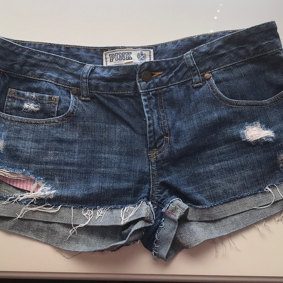 victoria secret jean shorts